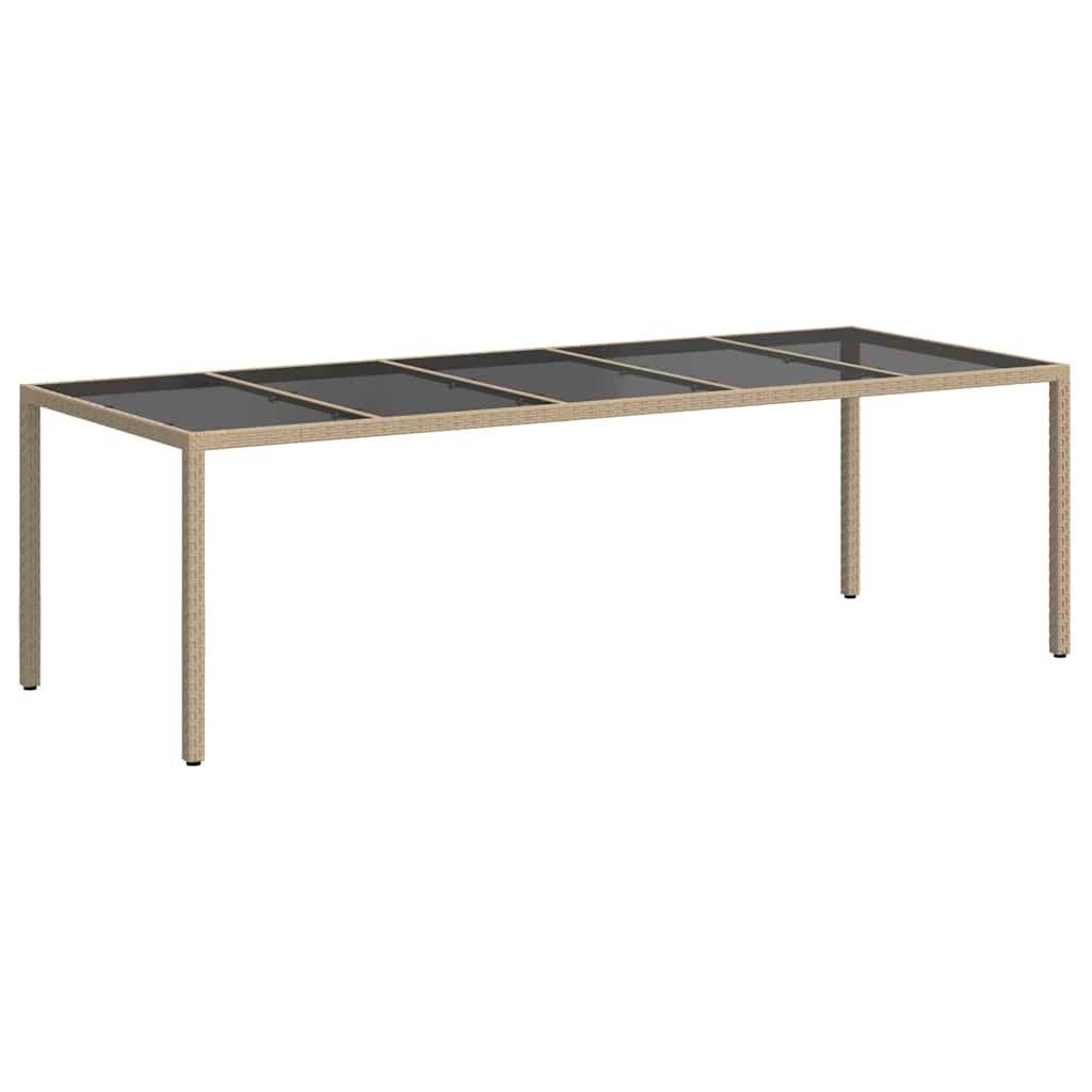 PANGIVO - Table de Jardin Polyrotin Beige 250 x 100 x 75 cm - PANGIVO - Image 5