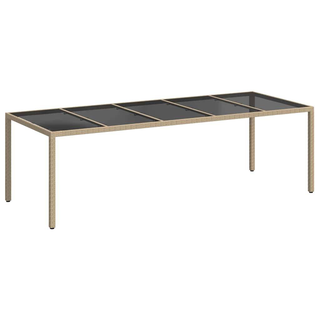 PANGIVO - Table de Jardin Polyrotin Beige 250 x 100 x 75 cm - PANGIVO - Image 2