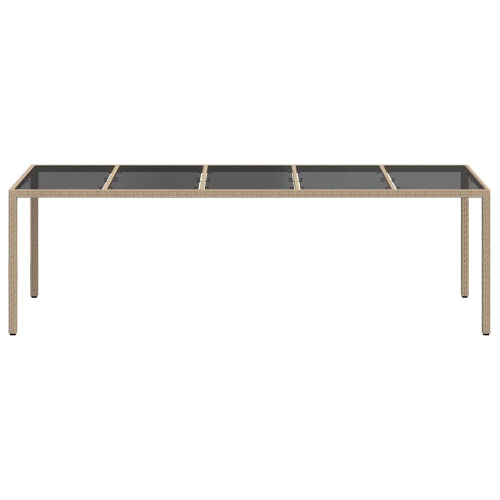 PANGIVO - Table de Jardin Polyrotin Beige 250 x 100 x 75 cm - PANGIVO - Image 3