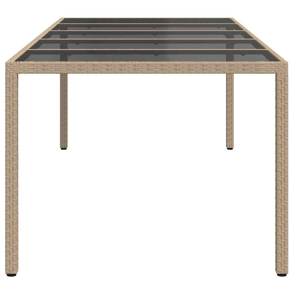 PANGIVO - Table de Jardin Polyrotin Beige 250 x 100 x 75 cm - PANGIVO - Image 4