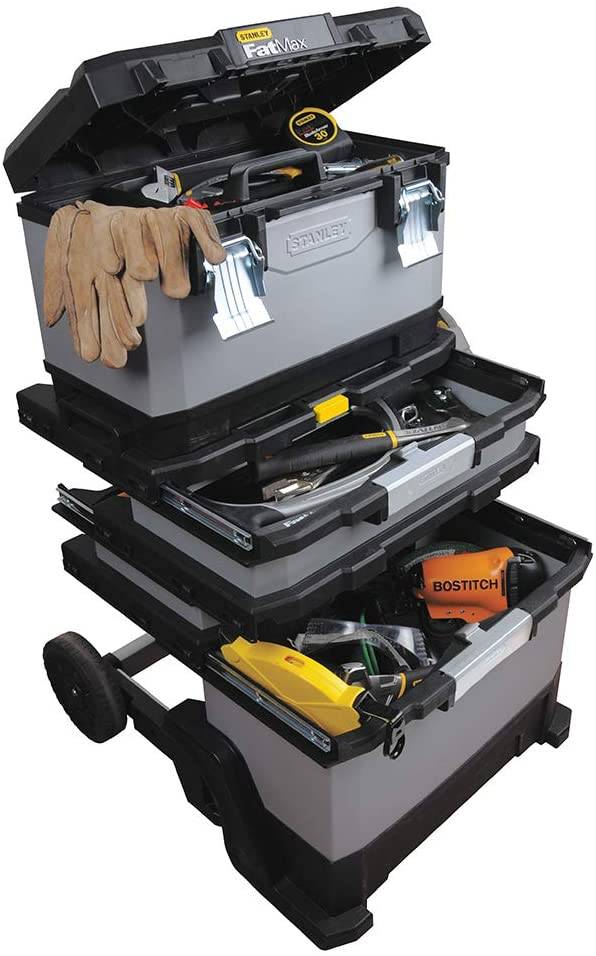 stanley - STANLEY Servante d’atelier 63L bimatière sur roulettes FatMax - Image 3
