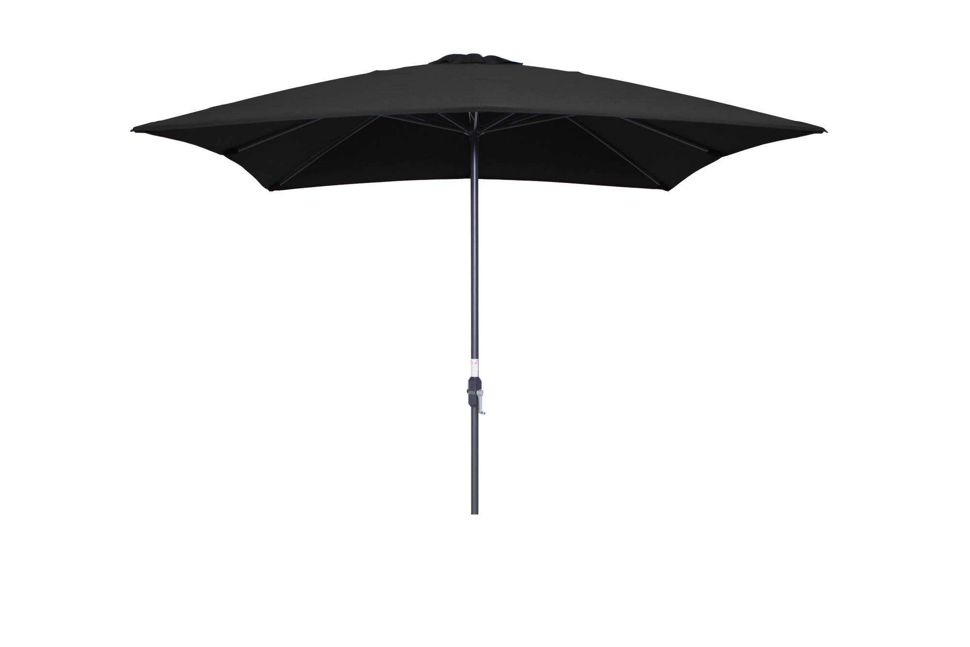 Garden Impressions - Parasol Lotus - 250x250 cm - noir carbone - noir - Image 1