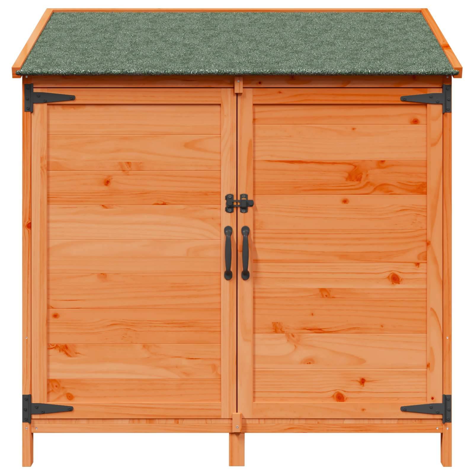 Vidaxl - Abri de jardin Marron 106 x 56 x 113,5 cm Bois de Sapin Massif 0.6m² vidaXL 42033443 - Image 6
