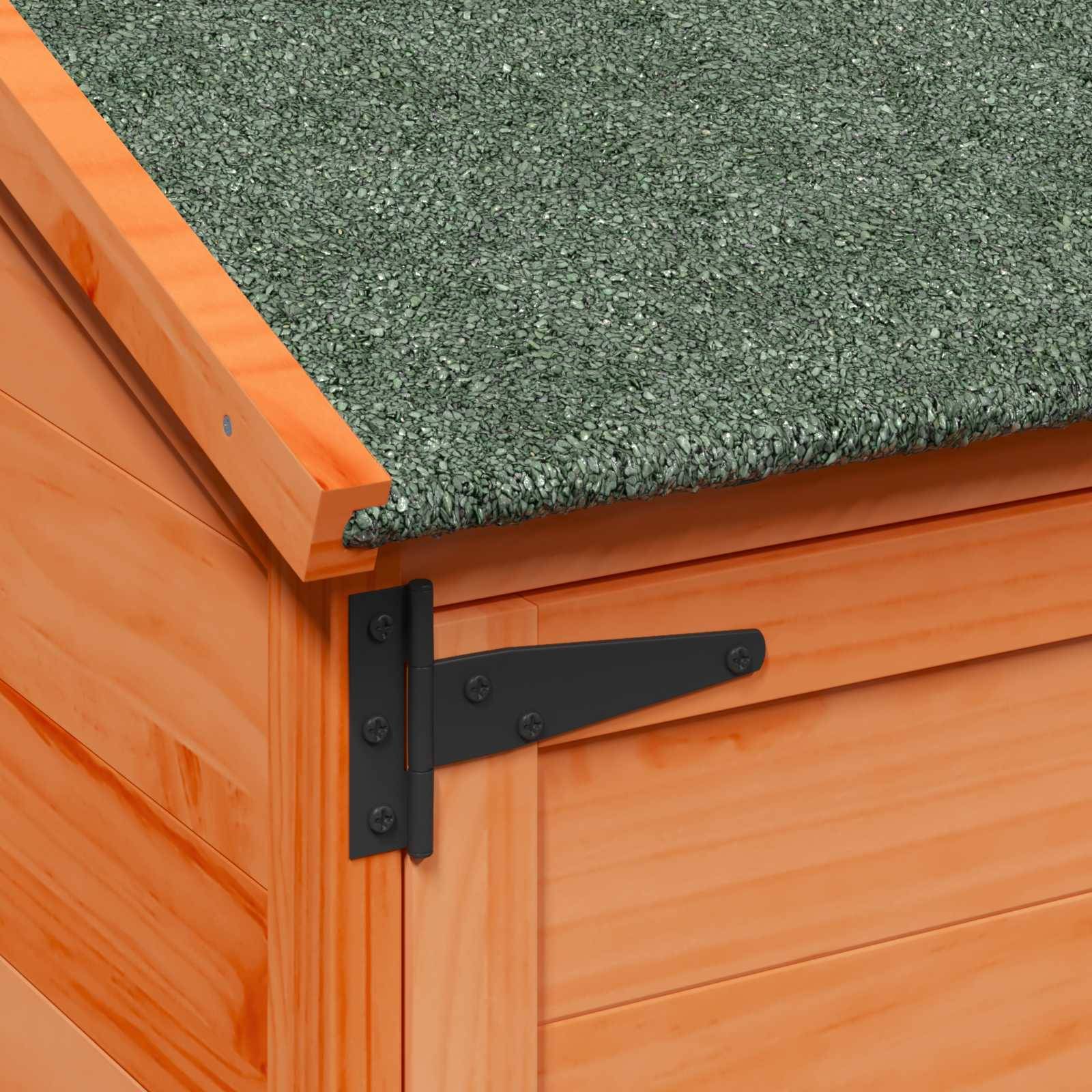 Vidaxl - Abri de jardin Marron 106 x 56 x 113,5 cm Bois de Sapin Massif 0.6m² vidaXL 42033443 - Image 9