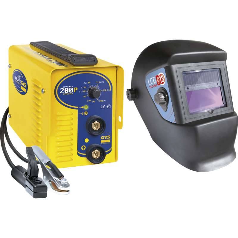 Pack GYS 031579 Poste de soudure Bundle GYSMI 200P + Masque LCD TECHNO 9/13 Gys - Image 1