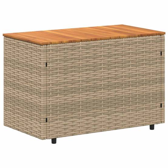 Ensemble de canapés de jardin résine tressée beige et blanc crème 110 x 57 x 73 cm - PANGIVO - Image 5