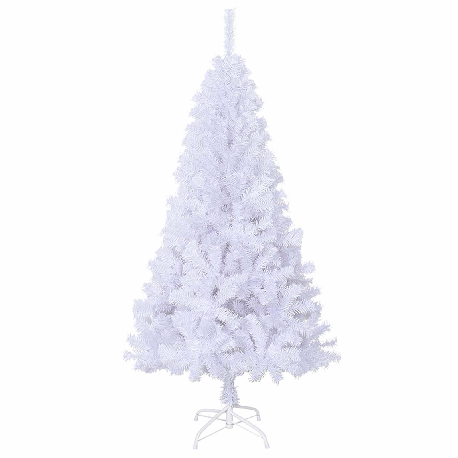 Sapin de Noël | Arbre de Noël artificiel avec 150 LED Blanc 150 cm PVC et Acier Maison Chic - Image 5