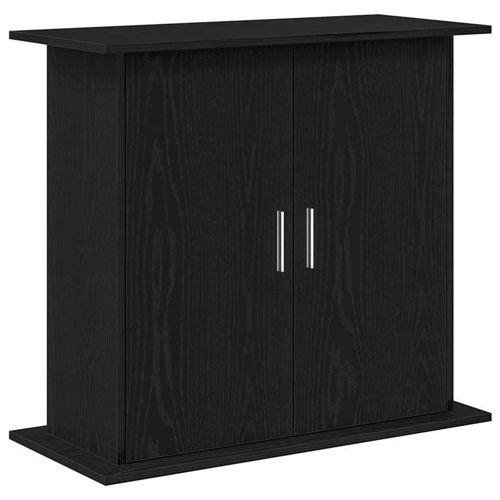 ComfortXL - Armoire d'aquarium Chêne Noir avec 4 Compartiments à Portes 81x36x73 cm - ComfortXL Outdoor Living - Image 2
