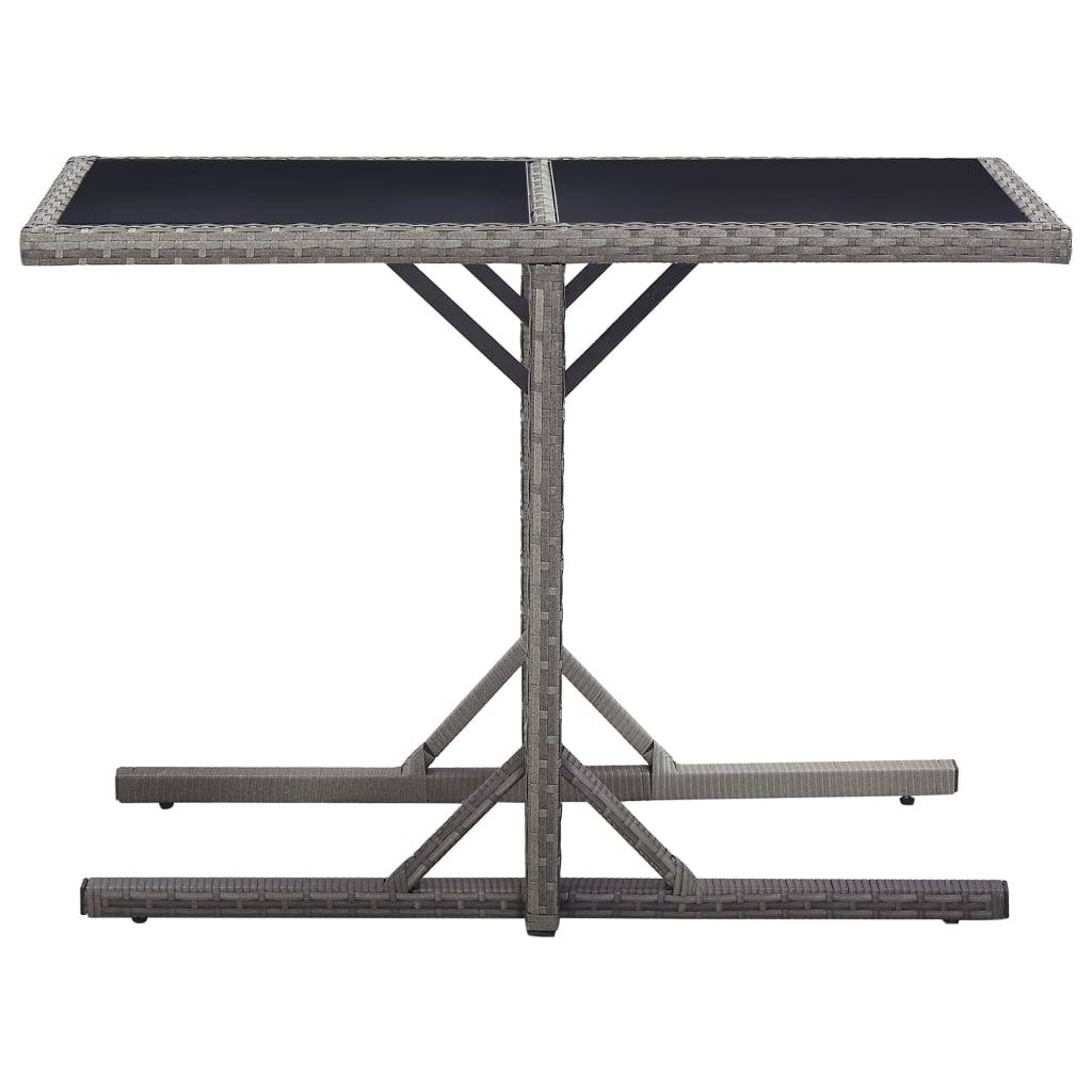 ComfortXL - Salon de Jardin 2 Personnes Chaises Empilables en Résine Grise et Verre – ComfortXL Outdoor Living - Image 9