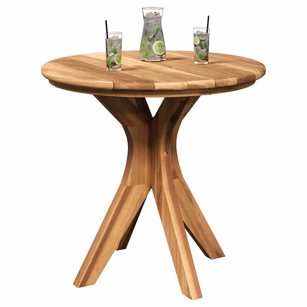 Table d'appoint Bois de Teck Massif Marron 55 x 55 x 51 cm - PANGIVO - Image 3