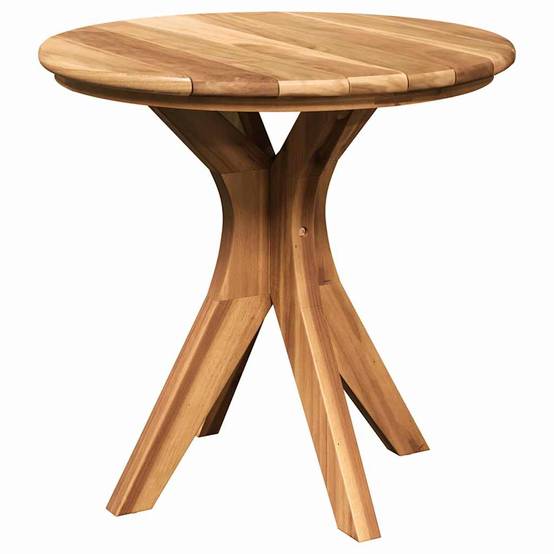 Table d'appoint Bois de Teck Massif Marron 55 x 55 x 51 cm - PANGIVO - Image 2