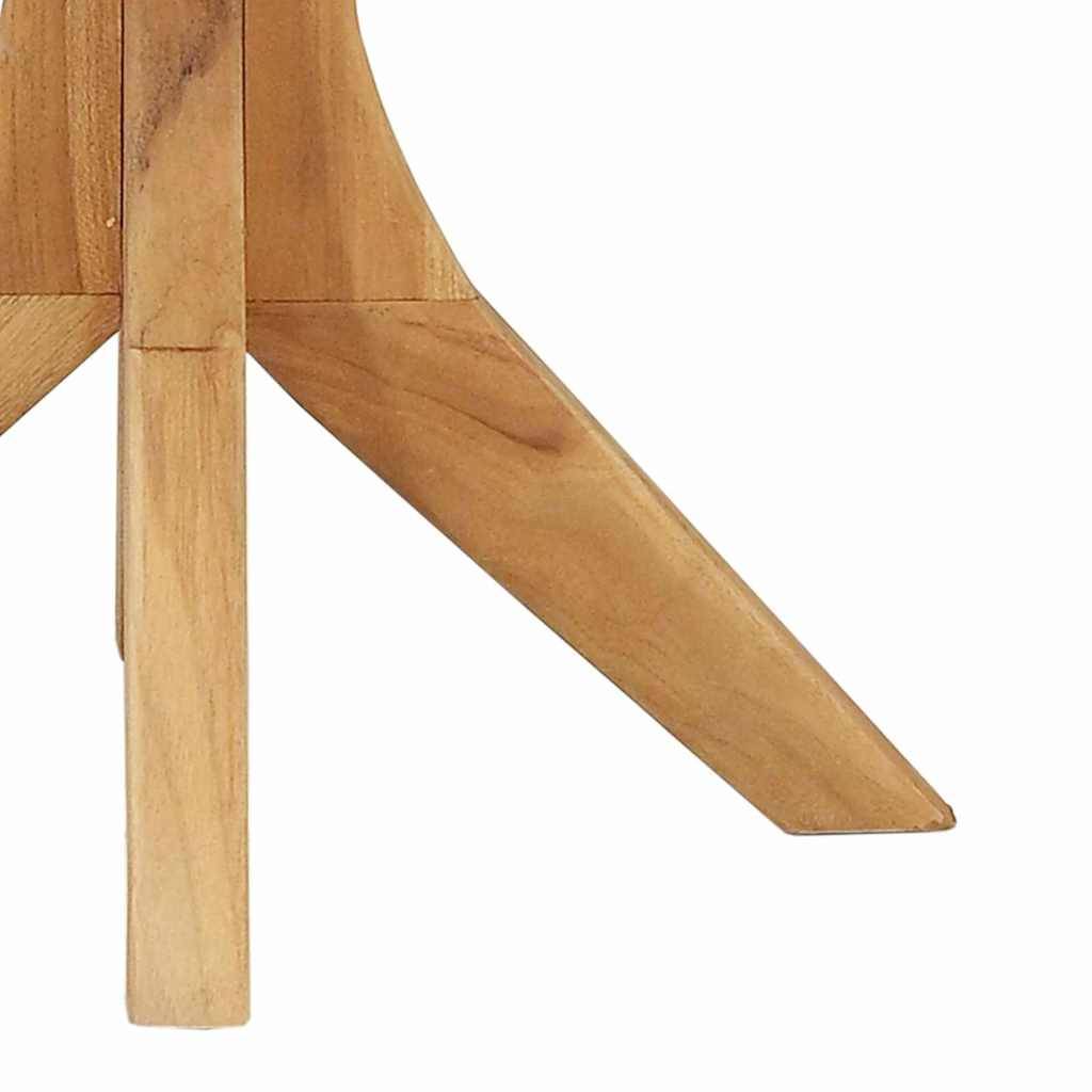 Table d'appoint Bois de Teck Massif Marron 55 x 55 x 51 cm - PANGIVO - Image 7
