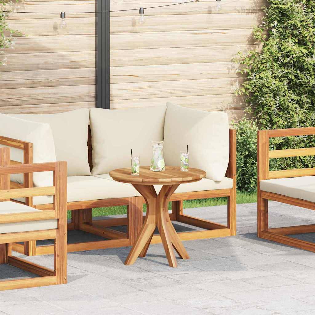 Table d'appoint Bois de Teck Massif Marron 55 x 55 x 51 cm - PANGIVO - Image 1
