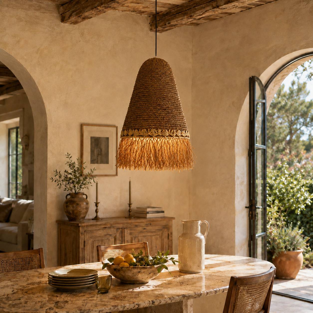 Lumisky - Abat jour naturel seul PALOMA INDOOR H45cm - Image 2