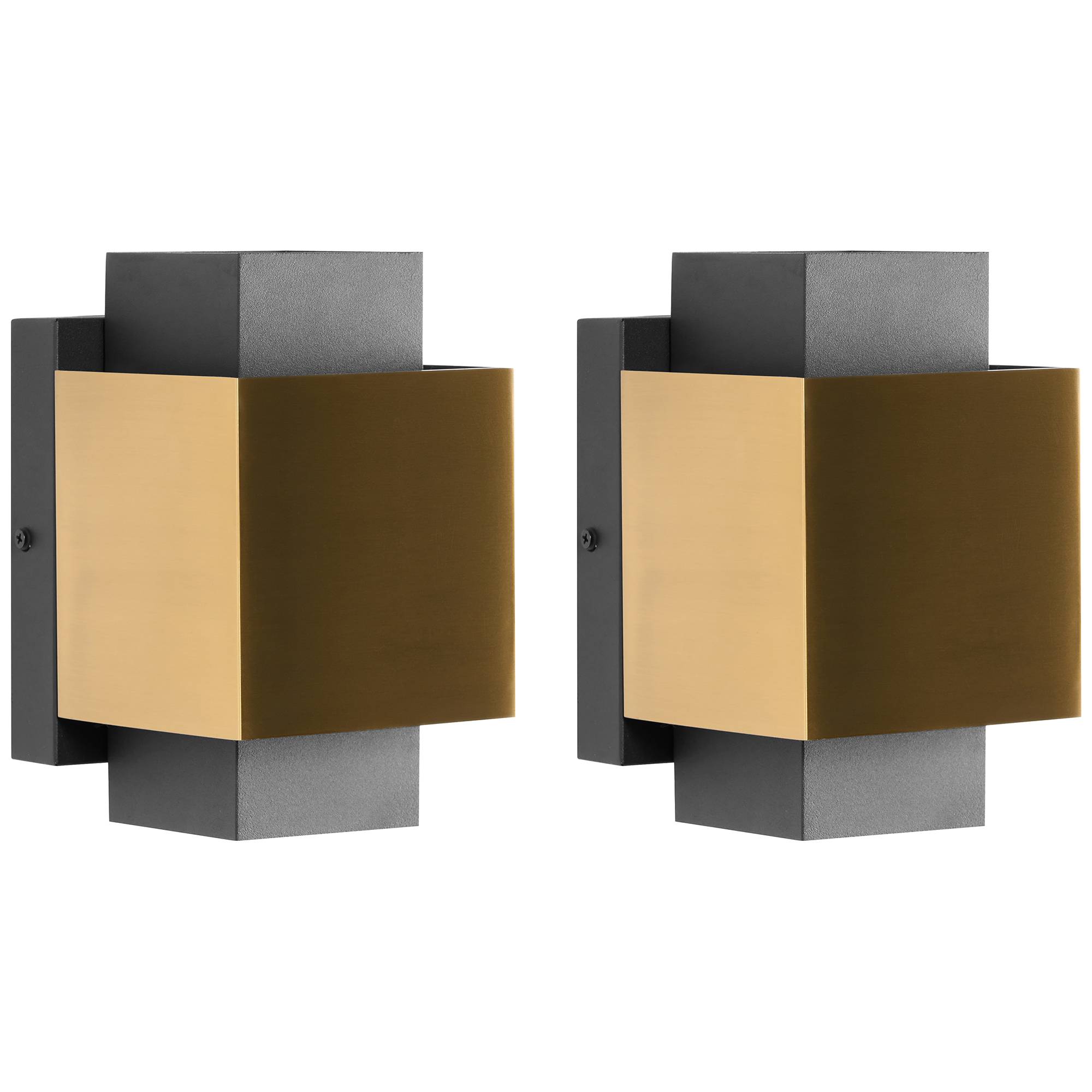 Beliani - Lampe murale pour l'extérieur Aluminium Laiton TIMOK - 12x14x20- Beliani - Image 2