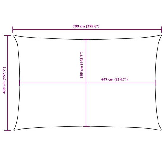 Coussin/parasol polyuréthane blanc 4 x 7 m - Prolenta premium p357.7 - Image 10