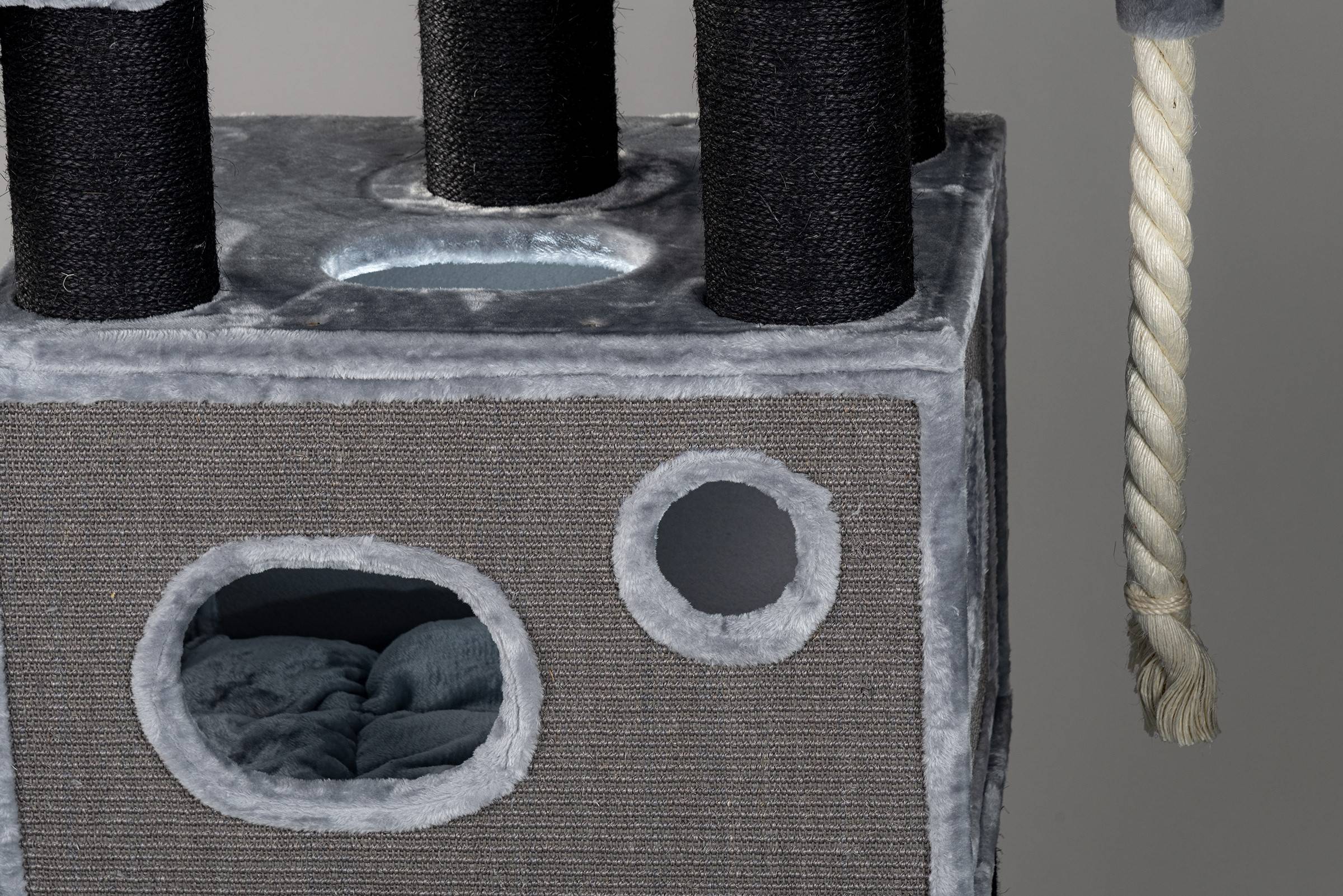 Rhr Concepts Bv - Arbre à chat Royal Cat Palace Blackline (Gris Clair) - RHR Concepts BV - Image 7