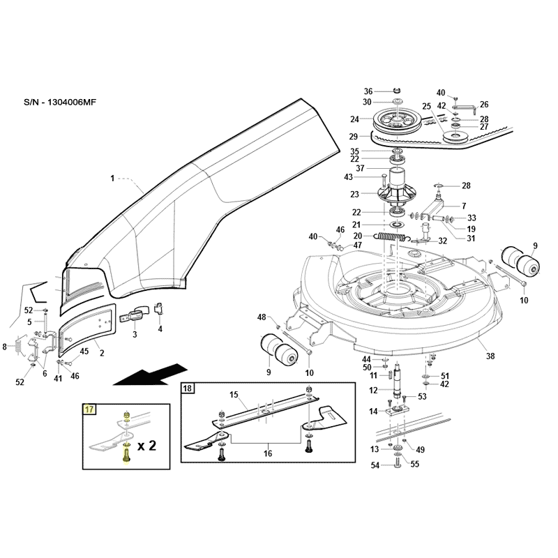 Kit vis de lame, Gianni Ferrari Bieffebi 95598440000 - Image 2