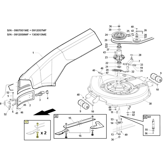 Kit vis de lame, Gianni Ferrari Bieffebi 95598440000 - Image 3