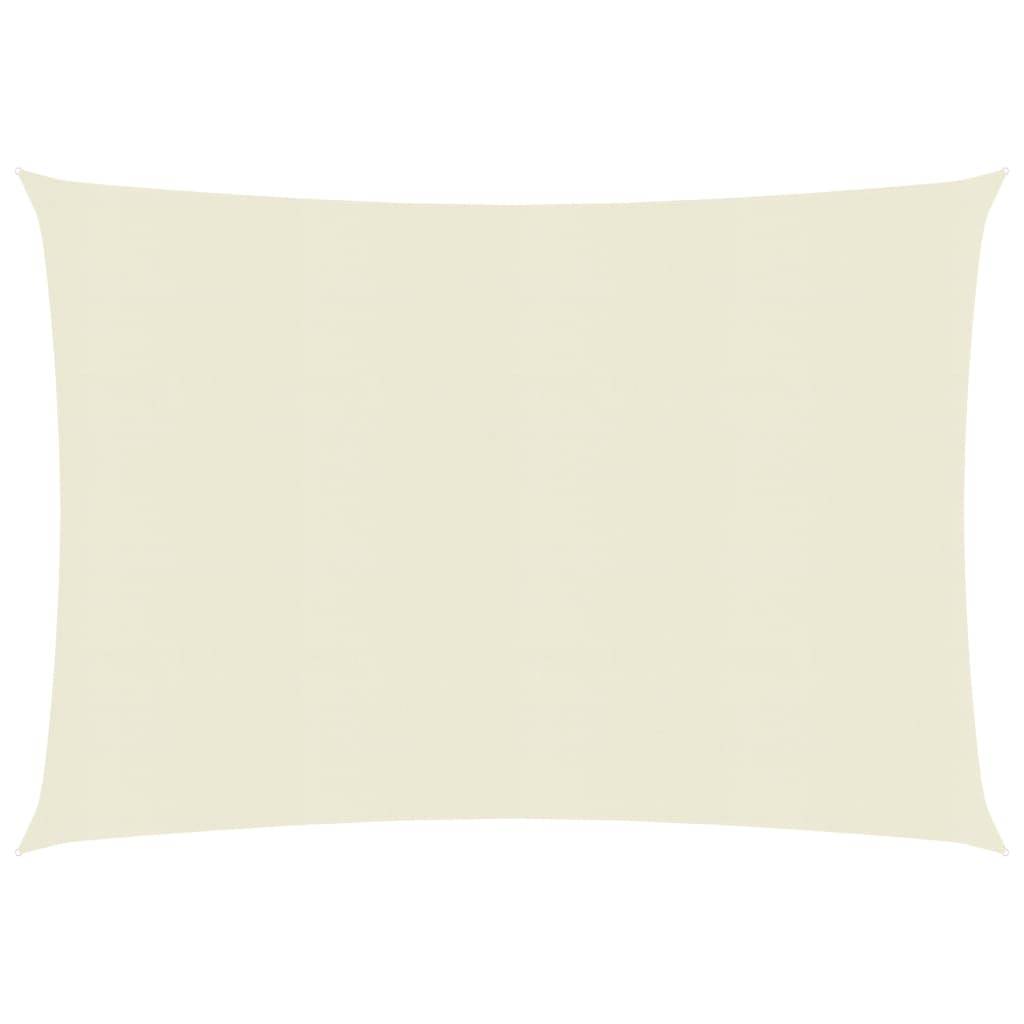 Helloshop26 - Voile toile d'ombrage parasol 160 g/m² 3 x 4,5 m PEHD crème - Image 1