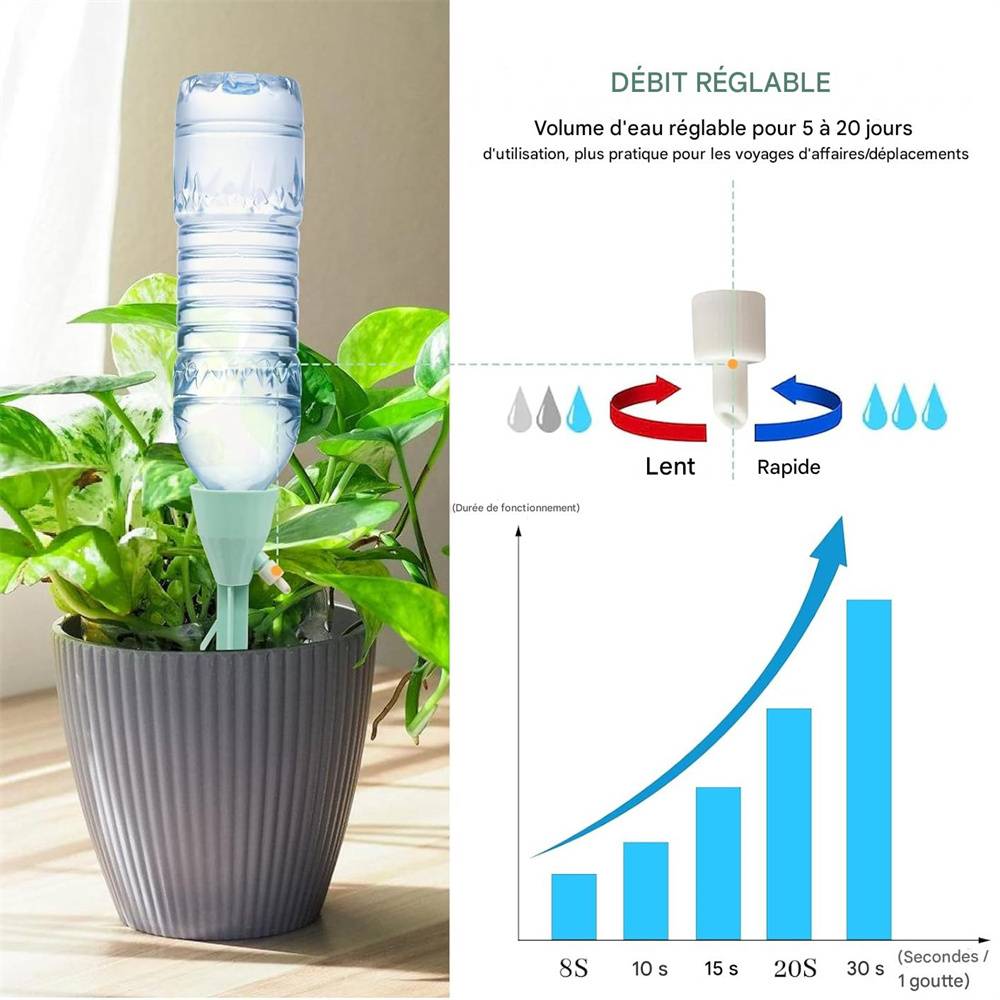 DtopbuyAge - 6 goutteurs automatiques pour plantes DtopbuyAge - Image 5