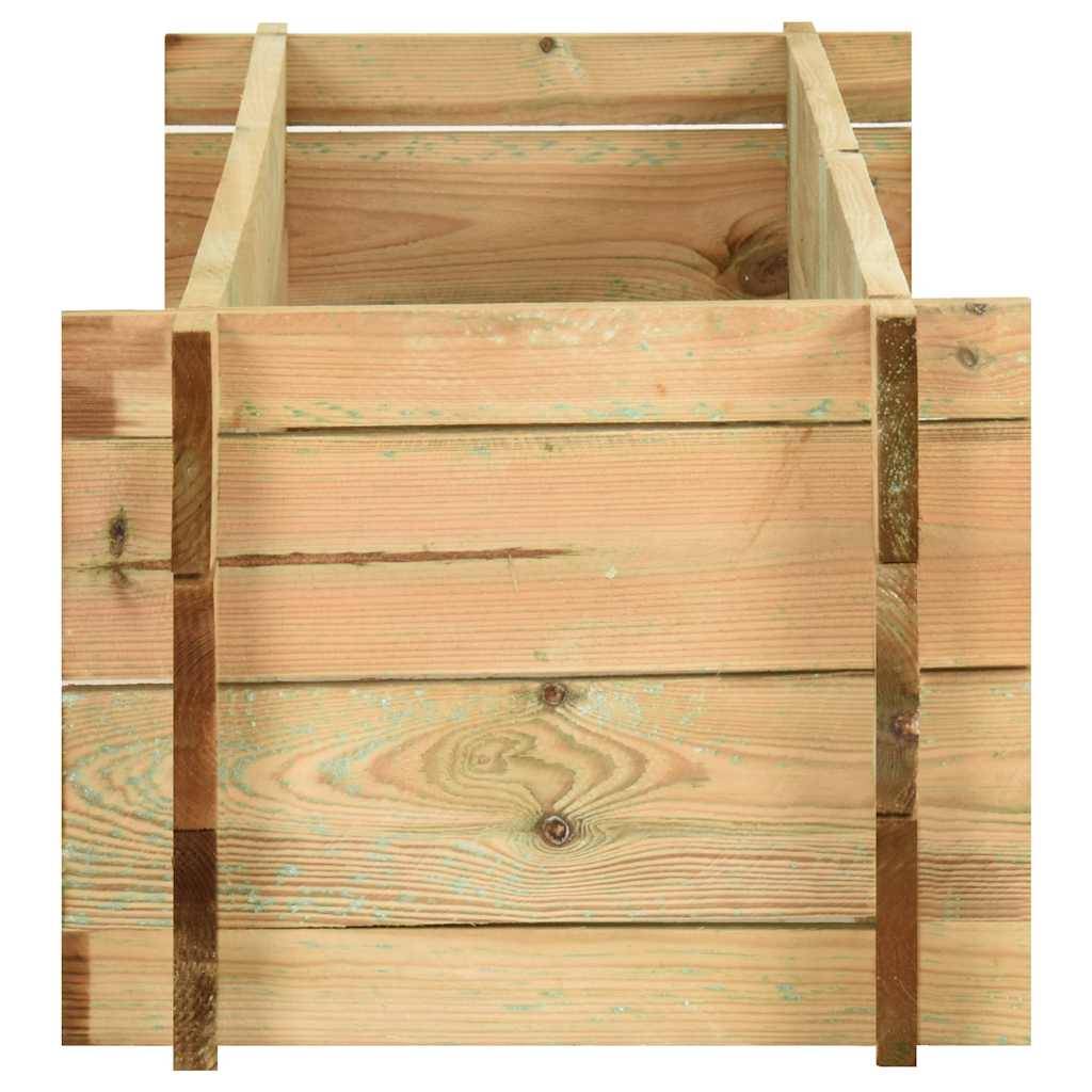 Vidaxl - Jardinière surélevée de légumes Bois de pin imprégné 120 cm vidaXL 43349 - Image 4