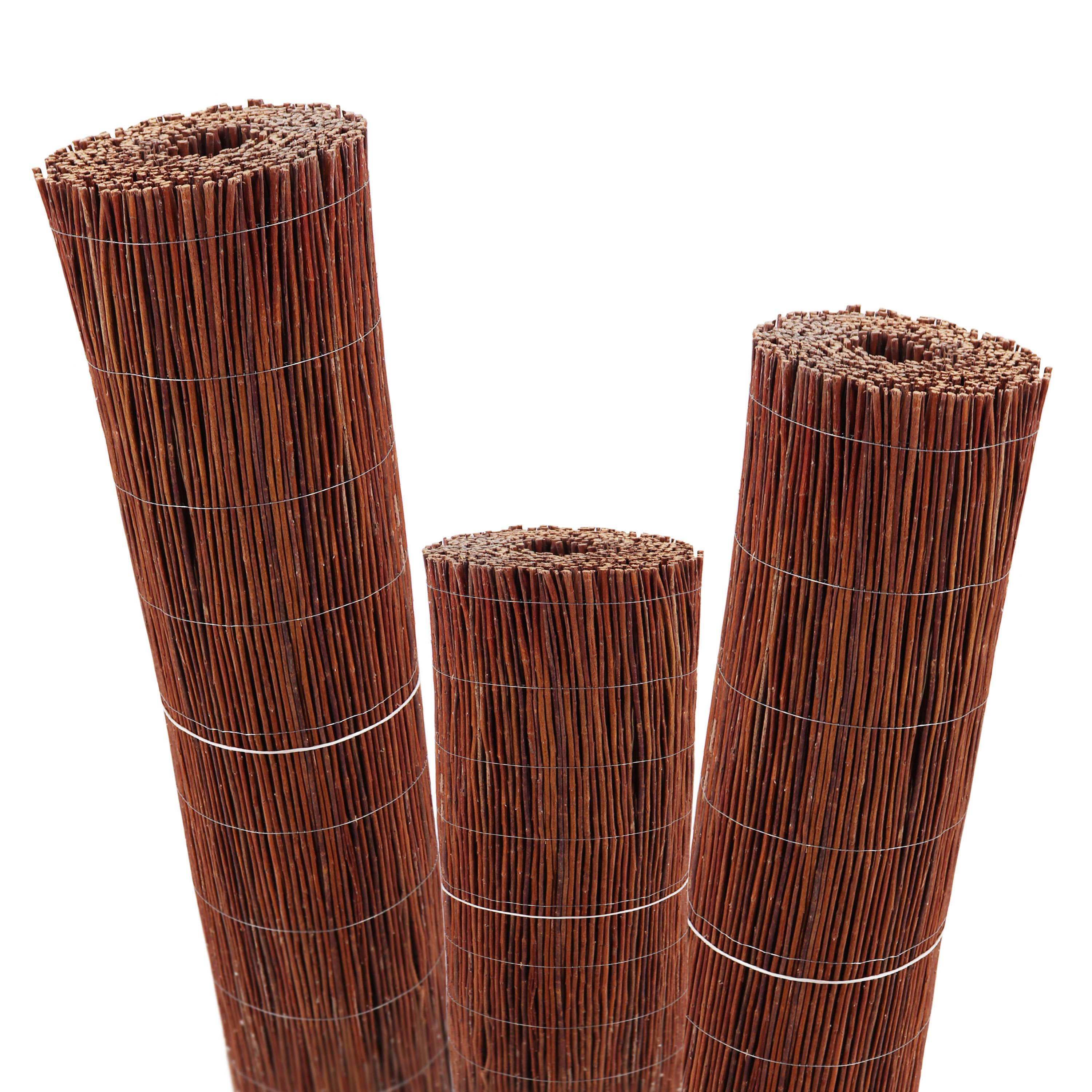 Clôture en osier Aquagart 10m x 90cm I Brise-vue en osier I Brise-vue naturel pour jardins, balcons et terrasses - Image 1
