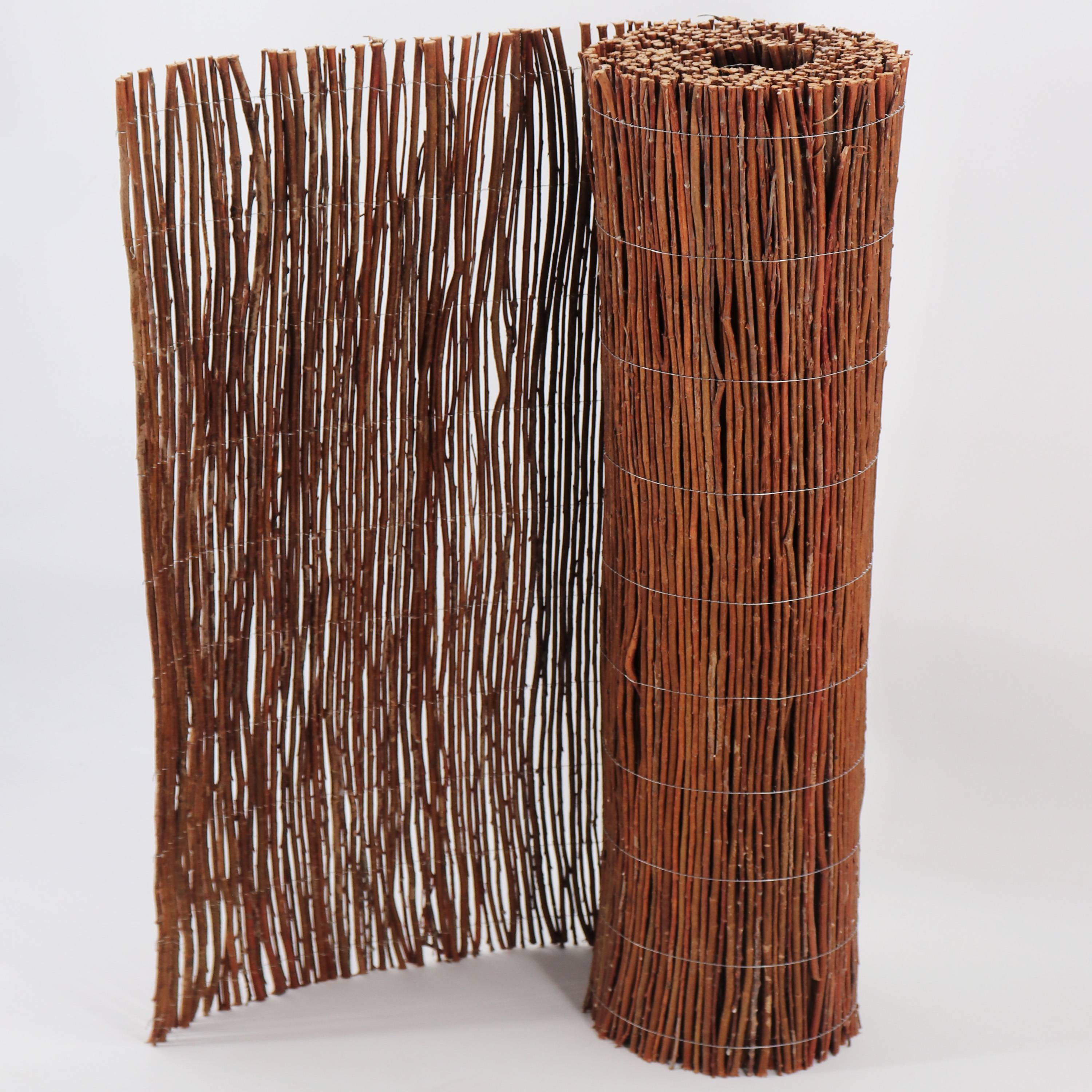 Clôture en osier Aquagart 10m x 90cm I Brise-vue en osier I Brise-vue naturel pour jardins, balcons et terrasses - Image 4