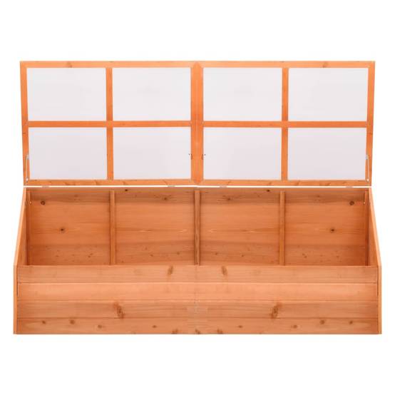 PANGIVO - Serre de jardin bois et polycarbonate naturel 180 x 57 x 62 cm - PANGIVO - Image 3