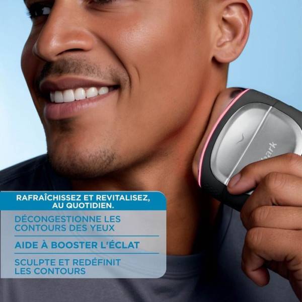 Appareil de soin du visage thermothérapie a domicile - DePuffi FH220EU SHARK - 6 niveaux de 10 a 40 °C - Contour des yeux et v - Image 6