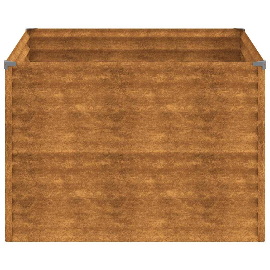 Vidaxl - Lit surélevé de jardin 100x100x69 cm acier corten vidaXL 152002 - Image 9