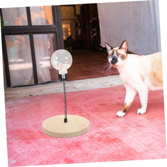 Balle interactive distributeur de friandises pour chat - Jeu autonome auto-stabilisant - Living123 - Image 5