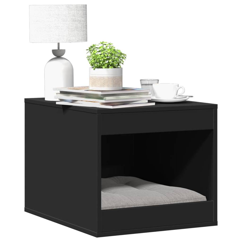 Prolenta Premium - Meuble à litière pour chat bois noir 47 x 59 x 42 cm - Prolenta premium p345.0 - Image 2