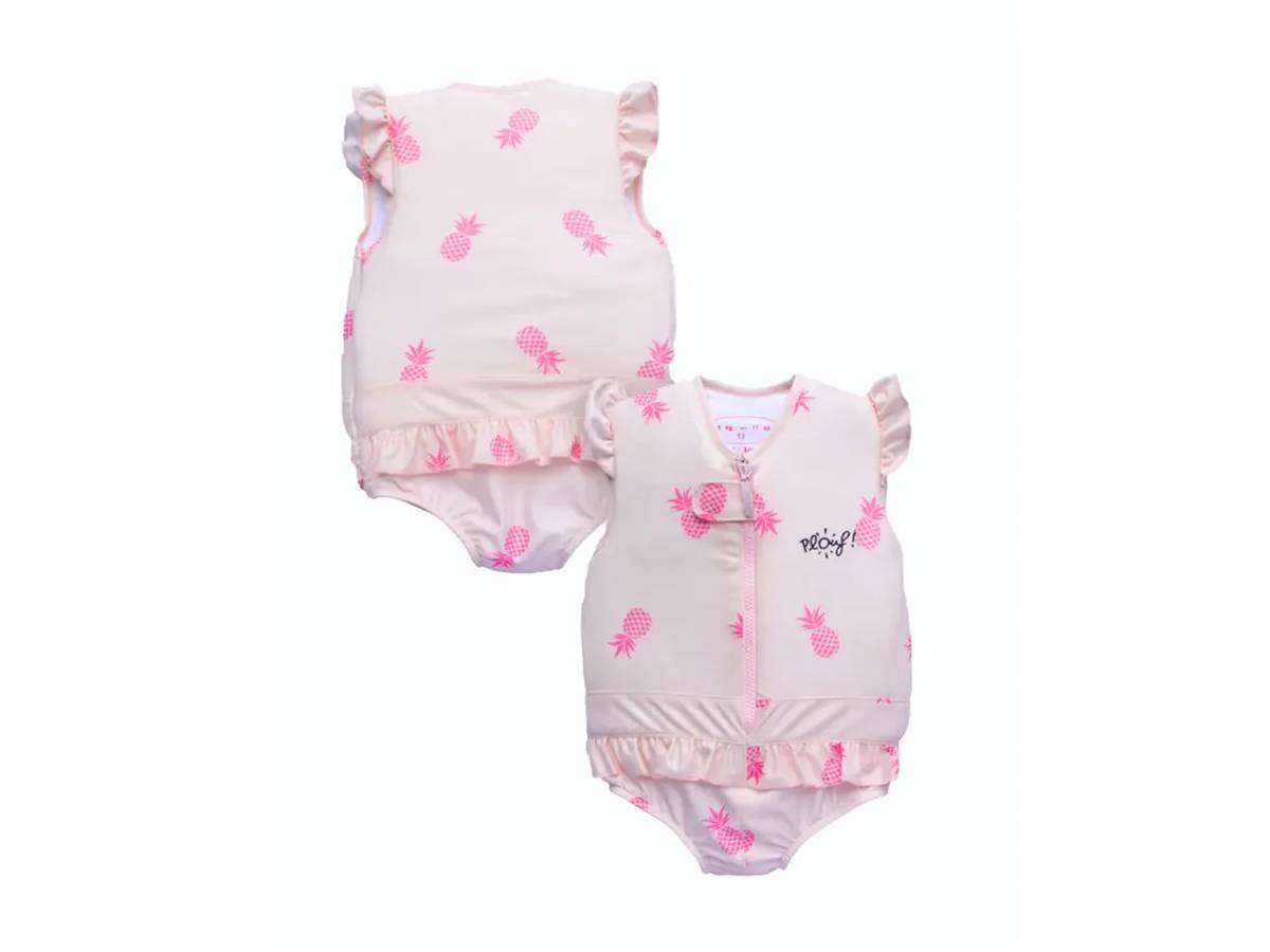 Plouf - Maillot de bain flottant fille Ananas girl Taille 6 - Plouf