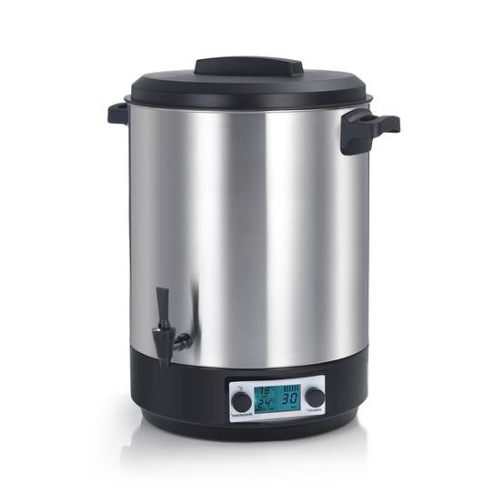 Stérilisateur de bocaux électrique cuve inox avec ecran lcd, robinet et minuteur 45l 2500w STERI PRO INOX 45L LCD Robby - Image 1