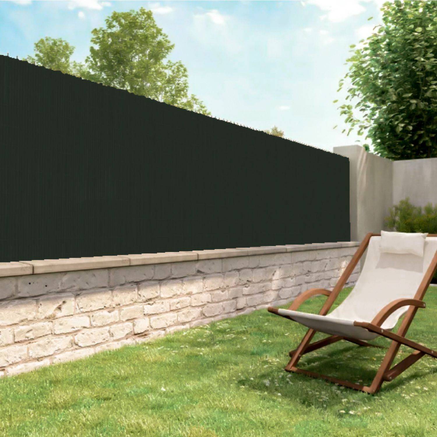 Linxor - Rouleau de brise vue occultant pour jardin - 2 x 10 m - Vert - Linxor - Image 4