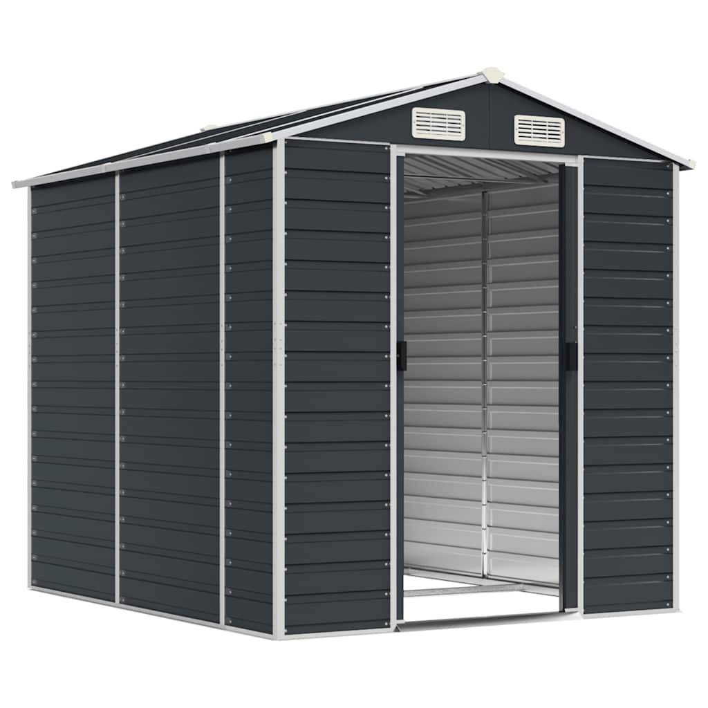 Vidaxl - Abri de jardin anthracite 191x215x198 cm acier galvanisé vidaXL 3188254 - Image 9