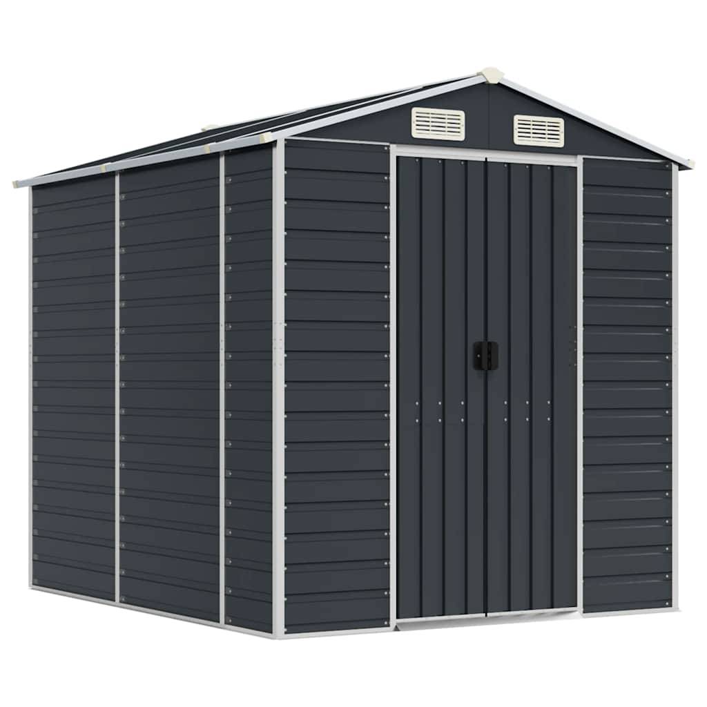 Vidaxl - Abri de jardin anthracite 191x215x198 cm acier galvanisé vidaXL 3188254 - Image 2