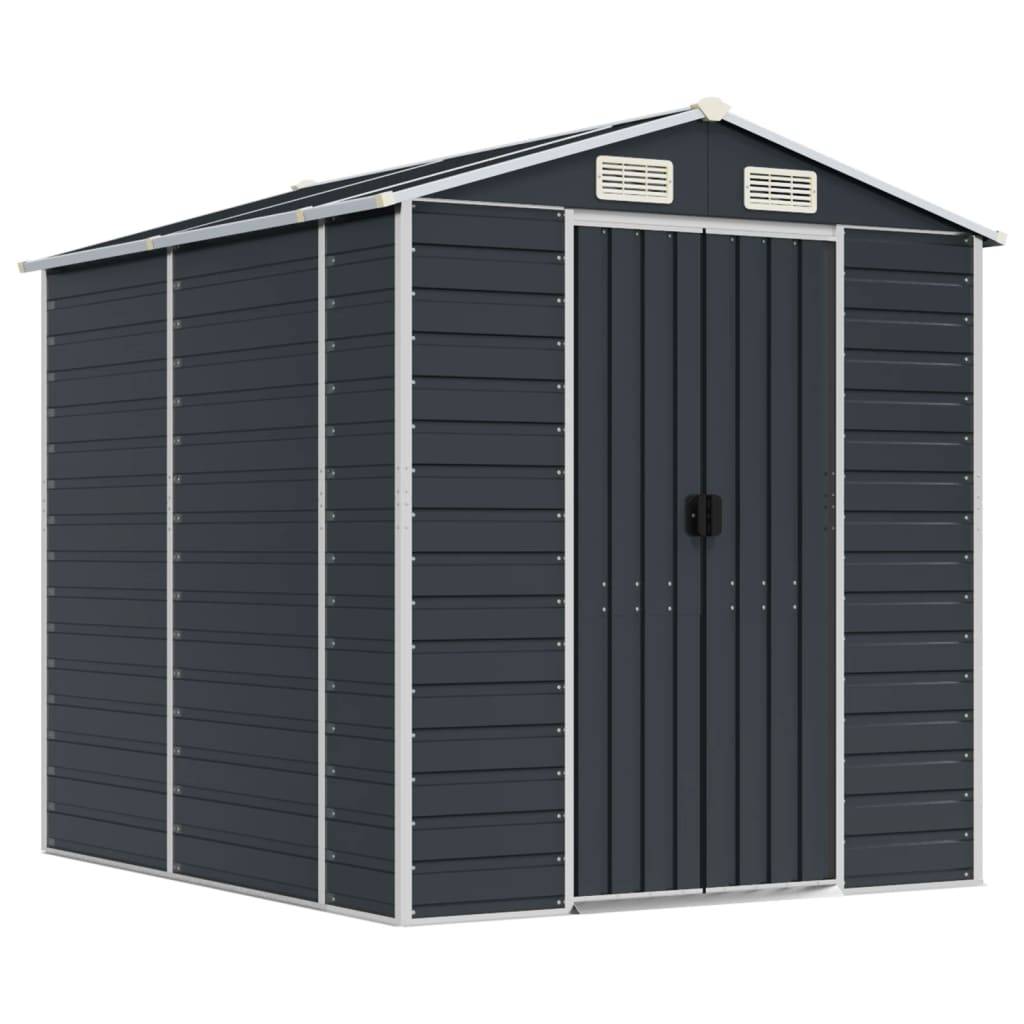 Vidaxl - Abri de jardin anthracite 191x215x198 cm acier galvanisé vidaXL 3188254 - Image 2