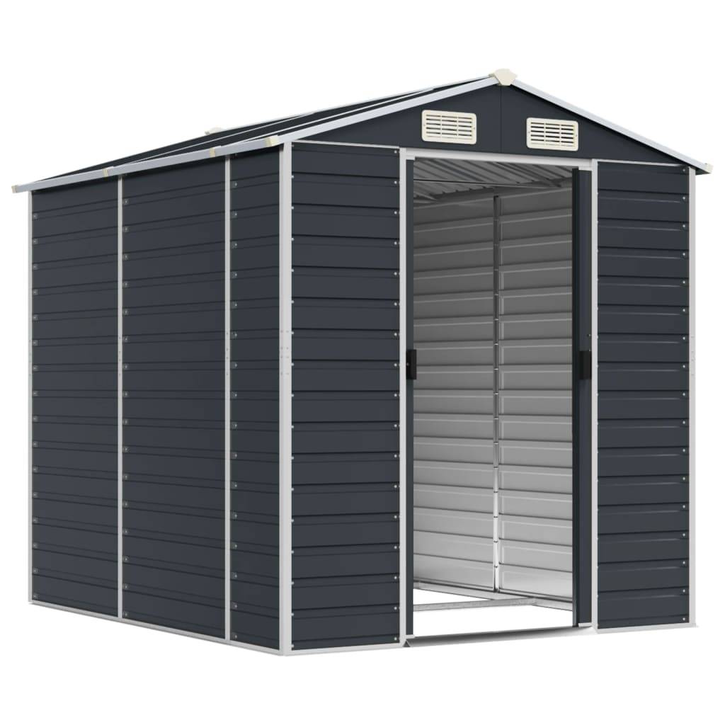 Vidaxl - Abri de jardin anthracite 191x215x198 cm acier galvanisé vidaXL 3188254 - Image 9