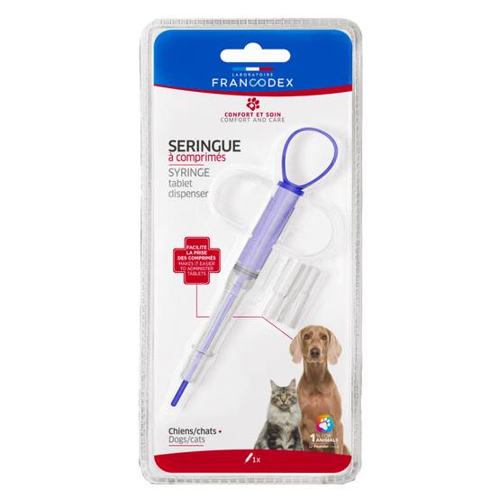 Francodex - Seringue à Comprimés Pour Chiens et Chats