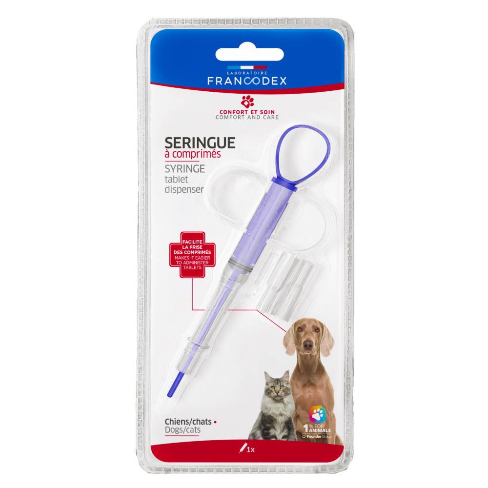 Francodex - Seringue à Comprimés Pour Chiens et Chats