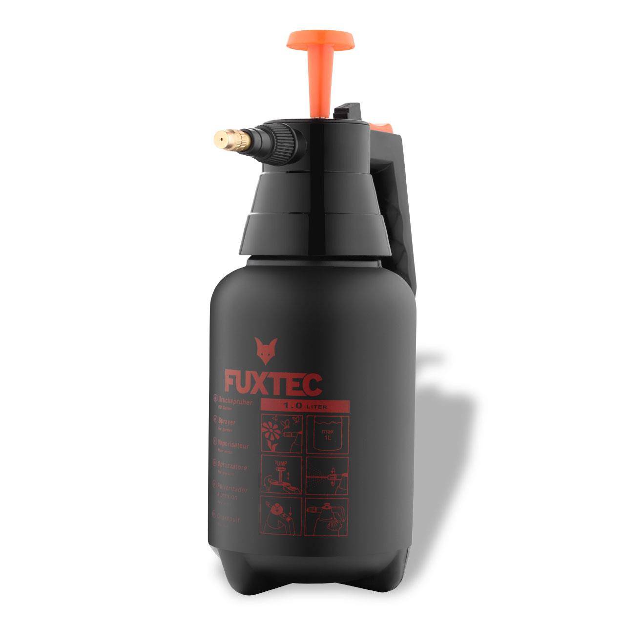 Pulvérisateur plantes - FUXTEC FX-DS1L - 1 litre, pression, fertilisation, nettoyage, lutte contre nuisibles - Image 1