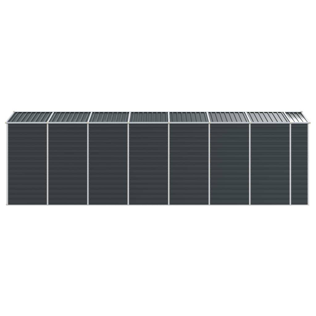 Vidaxl - Abri de jardin anthracite 191x640x198 cm acier galvanisé vidaXL 3188259 - Image 7