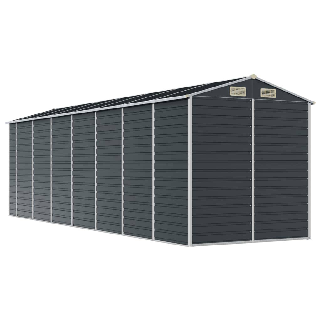 Vidaxl - Abri de jardin anthracite 191x640x198 cm acier galvanisé vidaXL 3188259 - Image 8