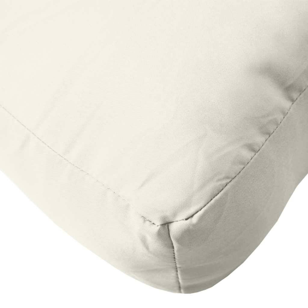 ComfortXL - Set 3 Coussins pour salon de jardin palette tissu polyester assise et dossier Crème – ComfortXL Outdoor Living - Image 8