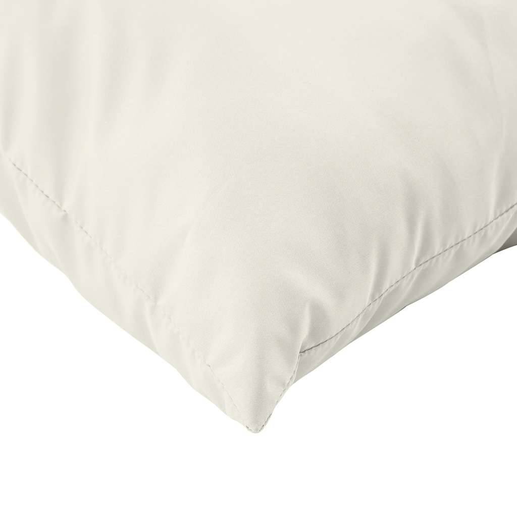 ComfortXL - Set 3 Coussins pour salon de jardin palette tissu polyester assise et dossier Crème – ComfortXL Outdoor Living - Image 7