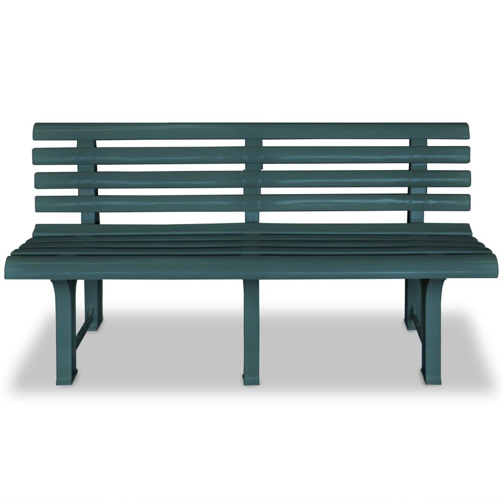 PANGIVO - Banc de jardin plastique vert 145.5 x 49 x 74 cm - PANGIVO - Image 2