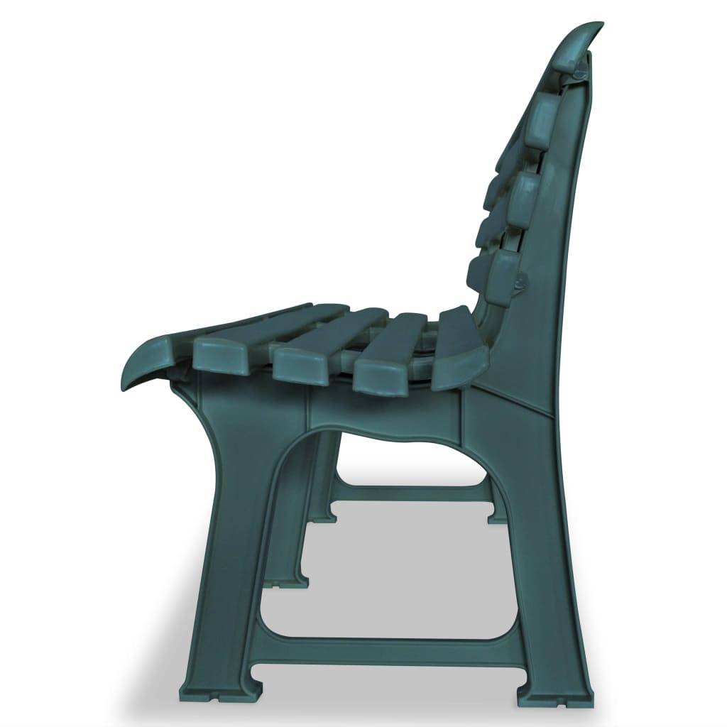 PANGIVO - Banc de jardin plastique vert 145.5 x 49 x 74 cm - PANGIVO - Image 3