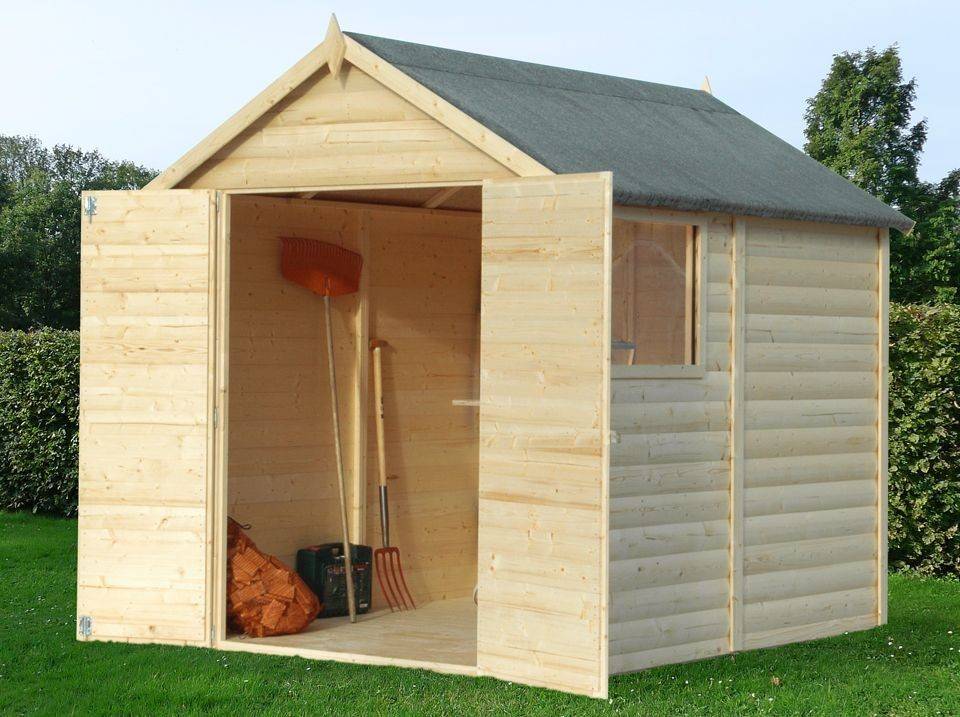 Abri de jardin bois TONGA - 181 x 239 cm - Cabane de jardin - Cabanon - Image 1
